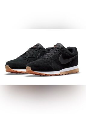Nike Women’s MD Runner 2 Women’s size 6.5 Black and Rose Gold sneakers Gum Sole